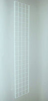 Grid Panel, 1' x 5', White - Sold in full boxes only, 3 per box.