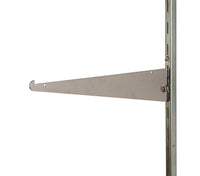 Shelf Bracket with front lip, 14", C-Line Super Heavy Duty, Zinc