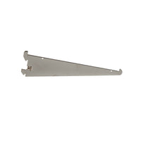 Shelf Bracket with front lip, 12", C-Line Super Heavy Duty, Zinc