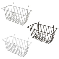 All Purpose Narrow Retail Display Basket, 12" x 6" x 6", sold in sets of 6, price ea