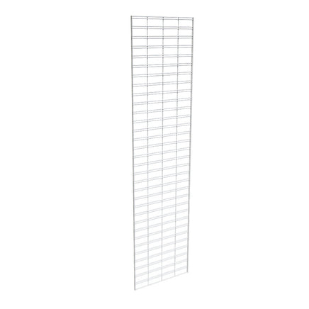 Slatgrid Panel, 2' X 8', Wire 3" X 6" O.C., White
