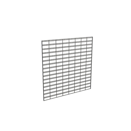 Slatgrid Panel, 4' X 4', Wire 3" X 6" O.C., Black
