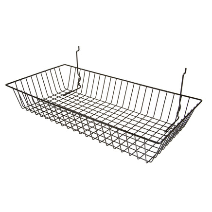 All Purpose Shallow Retail Display Basket, 24" x 12" x 4", sold in sets of 6, price ea