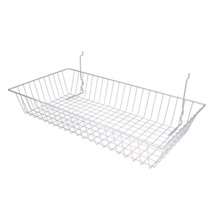 All Purpose Shallow Retail Display Basket, 24" x 12" x 4", sold in sets of 6, price ea