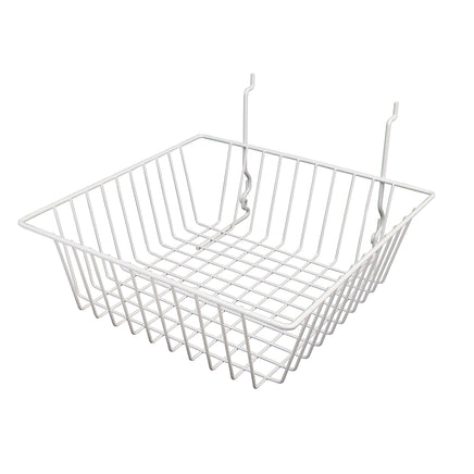 All Purpose Shallow Retail Display Basket, 12" x 12" x 4", sold in sets of 6, price ea