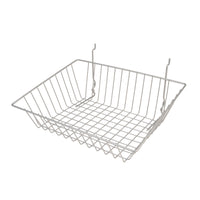 All Purpose Sloped Retail Display Basket, 15" x 12" x 5" - 3", sold in sets of 6, price ea