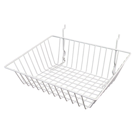 All Purpose Sloped Retail Display Basket, 15" x 12" x 5" - 3", sold in sets of 6, price ea