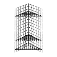 Triangular Shelf for Grid, 24" x 24" x 34-1/2"