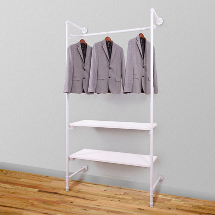 Pipeline Outrigger Wall Uprights, 96" H, Set of 2 - Grey or White