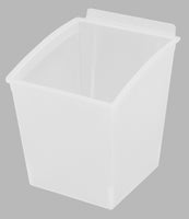 Plastic Slatwall Storage Bins, Popbox "Cube" 6.5x5.75x7