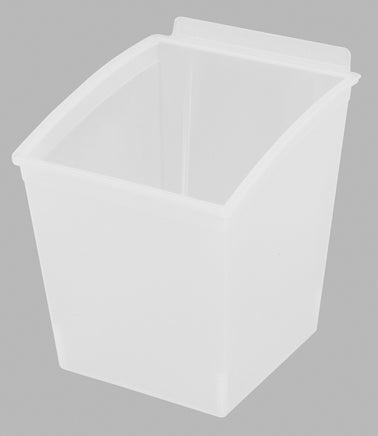 Plastic Slatwall Storage Bins, Popbox "Cube" 6.5x5.75x7