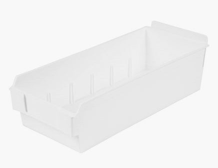Plastic Slatwall Bins, Shelfbox 300, 12.75x5.5x3.37