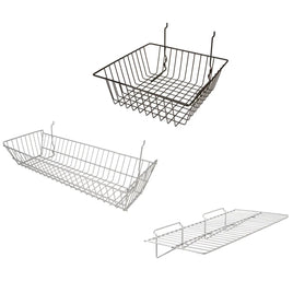 Slatwall Baskets & Shelves