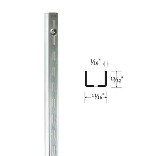 Slotted Wall Standard, A-line Medium Duty, 1/2