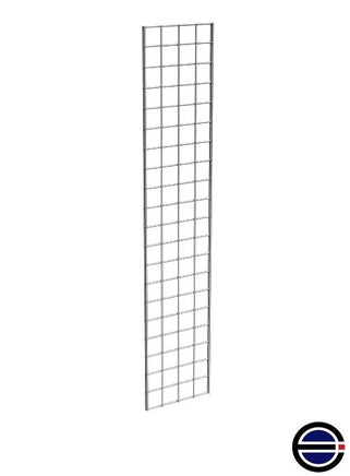 Grid Panel, 1' x 5', Chrome - Sold in full boxes only, 3 per box.