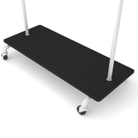 Pipeline Adjustable Ballet Bar Rack with Base Shelf