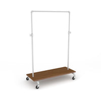 Pipeline Adjustable Ballet Bar Rack with Base Shelf