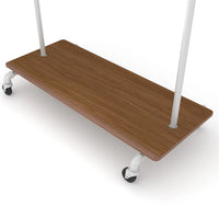 Pipeline Adjustable Ballet Bar Rack with Base Shelf