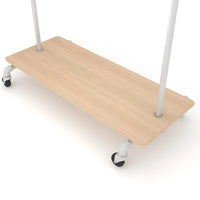 Pipeline Adjustable Ballet Bar Rack with Base Shelf