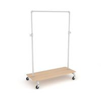 Pipeline Adjustable Ballet Bar Rack with Base Shelf