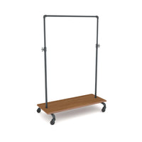 Pipeline Adjustable Ballet Bar Rack with Base Shelf