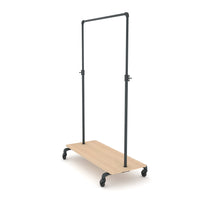 Pipeline Adjustable Ballet Bar Rack with Base Shelf