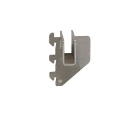 Hangrail Faceout, A-Line, 1", Holds Rect Tube, Chrome