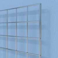 Grid Panel, 2' x 6', Chrome - Sold in full boxes only, 3 per box.