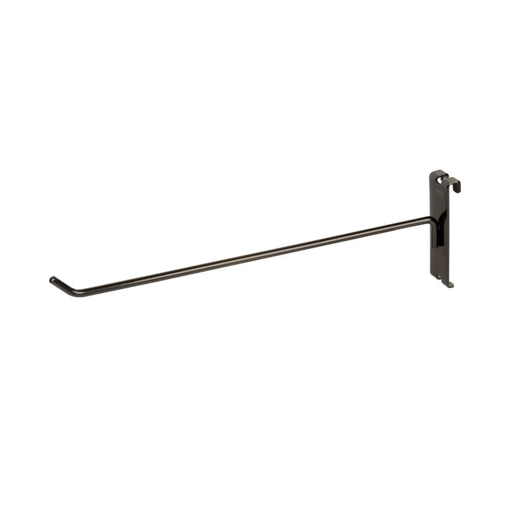 DISPLAY HOOK, FOR GRID, 12"L, 1/4" DIA WIRE, BLACK