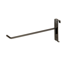 DISPLAY HOOK, FOR GRID, 8"L, 1/4" DIA WIRE, BLACK