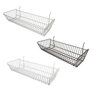 All Purpose Trough Style Retail Display Basket, 24