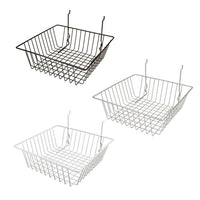 All Purpose Shallow Retail Display Basket, 12" x 12" x 4", sold in sets of 6, price ea