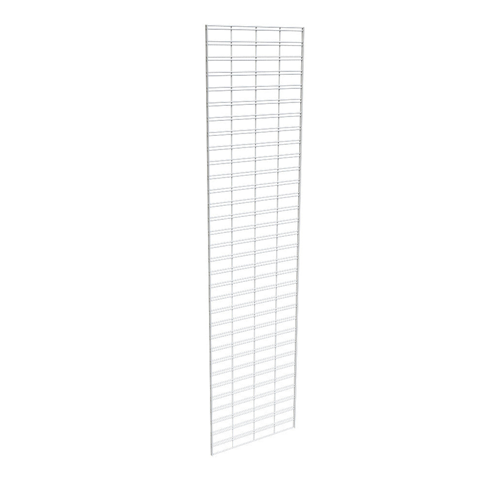 Slatgrid Panel, 2' X 8', Wire 3" X 6" O.C., White