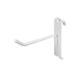 DISPLAY HOOK, FOR GRID, 4"L, 1/4" DIA WIRE, WHITE
