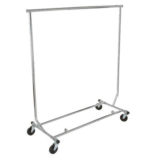 Salesman's Heavy Duty Single Bar Folding Rack, 48