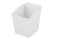 Plastic Slatwall Storage Bins, Popbox "Cube" 6.5x5.75x7