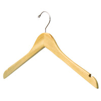 Flat Shirt Hanger, 17.5" x 7/16" (100)