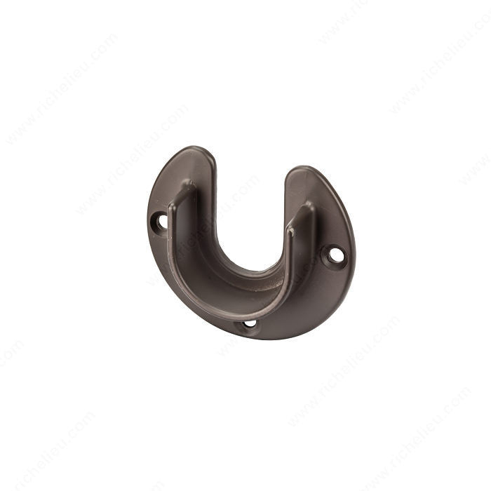 Hangrail ''U'' Flange for 1-5/16'' Diameter Tube - Screw Mount, Oil-Rubbed Bronze
