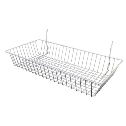 All Purpose Shallow Retail Display Basket, 24" x 12" x 4", sold in sets of 6, price ea
