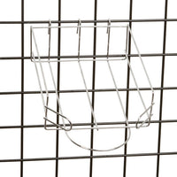 Wire Cap Display, (Holds up to 12 Caps), For Grid, Chrome