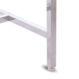 Heavy Duty Double Bar "H" Rack with V Brace, 49" - 70" High, Chrome