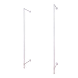 Pipeline Outrigger Wall Uprights, 96" H, Set of 2 - Grey or White