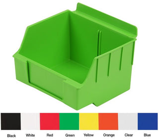 Plastic Slatwall Bins, Storbox 