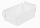 Plastic Slatwall Bins, Shelfbox 200, 8.75 x 5.5 x 3.37