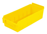 Plastic Slatwall Bins, Shelfbox 300, 12.75x5.5x3.37