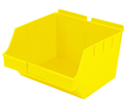 Plastic Slatwall Bins, Storbox "Big" 10.75x11x6.75