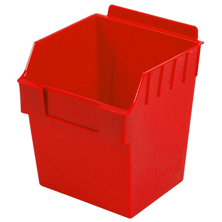 Plastic Slatwall Bins, Storbox "Cube" 5.87 x 5.87 x 7