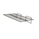 Straight Wire Shelf for Slatwall, 24" x 12", Black (shipped in full boxes of 6)