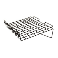 Downslant Wire Shelf for Slatwall with Front Lip, 22-1/2