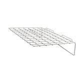 Straight Wire Shelf for Slatwall, 23-3/8" x 14", White (shipped in full boxes of 6)